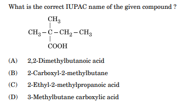 What is the correct IUPAC name of the given compound 